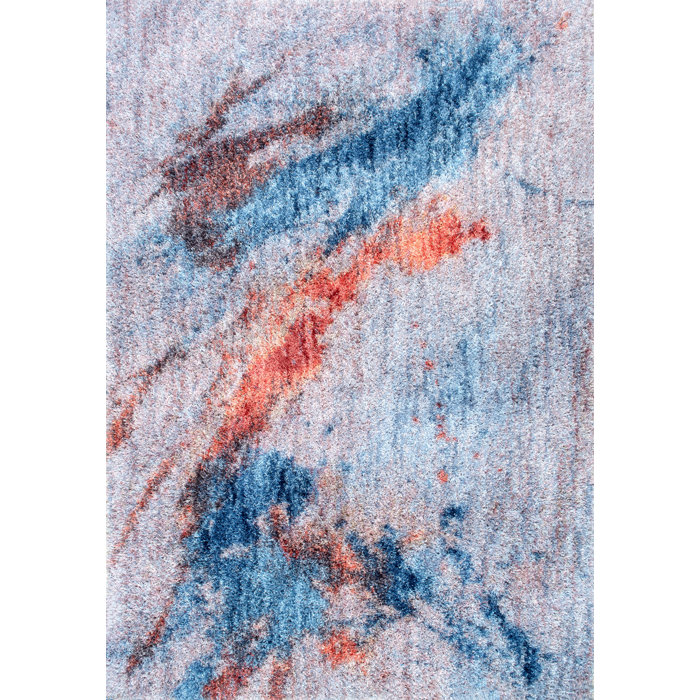 Brayden Studio® Anderton Machine Woven / Power Loomed Performance Gray